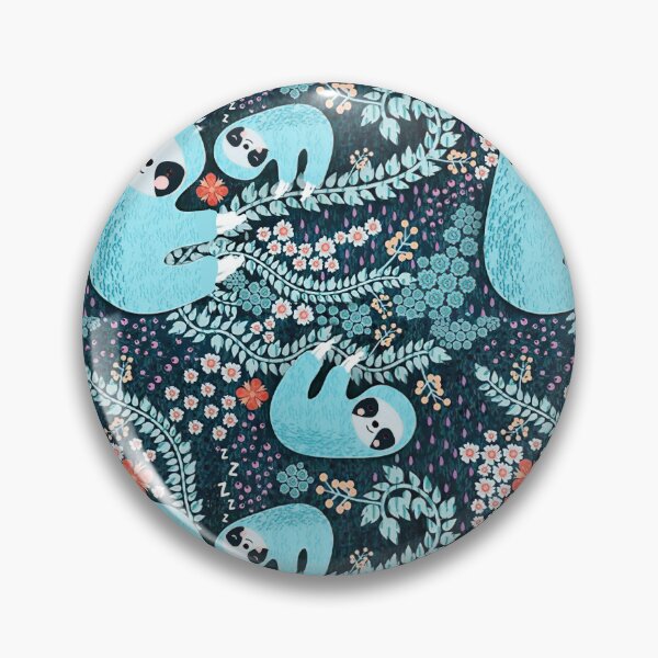 Item preview, Blue Sloth Family Floral designed and sold by VickyCloset.