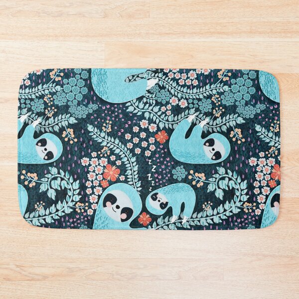 Item preview, Blue Sloth Family Floral designed and sold by VickyCloset.
