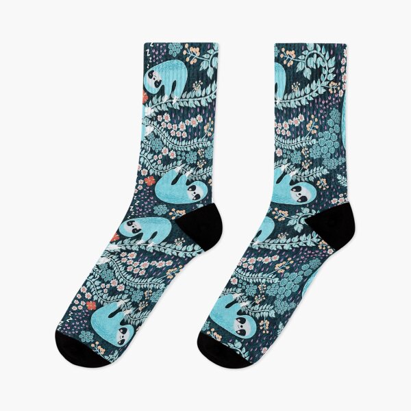 Item preview, Blue Sloth Family Floral designed and sold by VickyCloset.