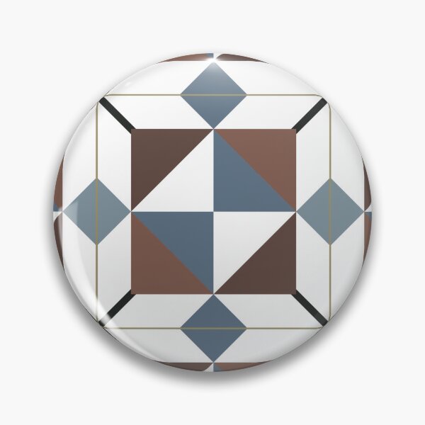 Item preview, Geometric squares tile pattern designed and sold by arkantus.