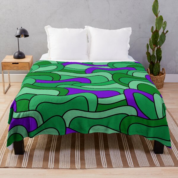 Item preview, Abstract pattern - purple and green. designed and sold by K.S ART.