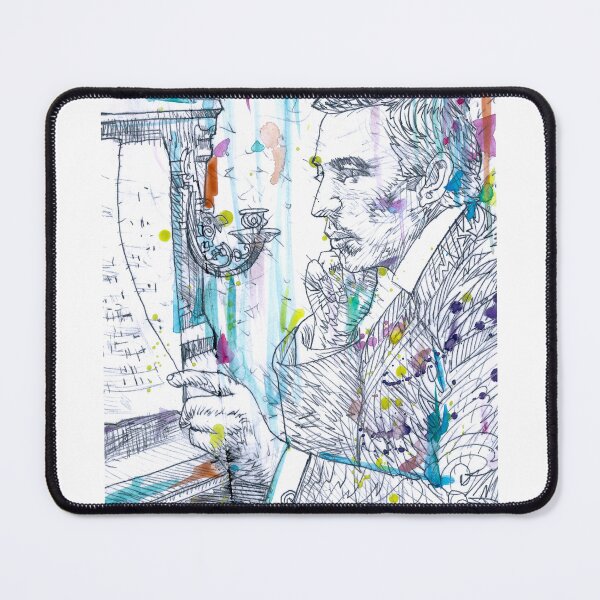 Item preview, SERGEI RACHMANINOFF watercolor portrait .4 designed and sold by lautir.