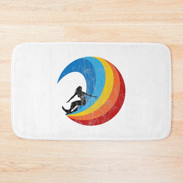 Item preview, Surfer Girl Vintage Style Wave designed and sold by danieljames11.