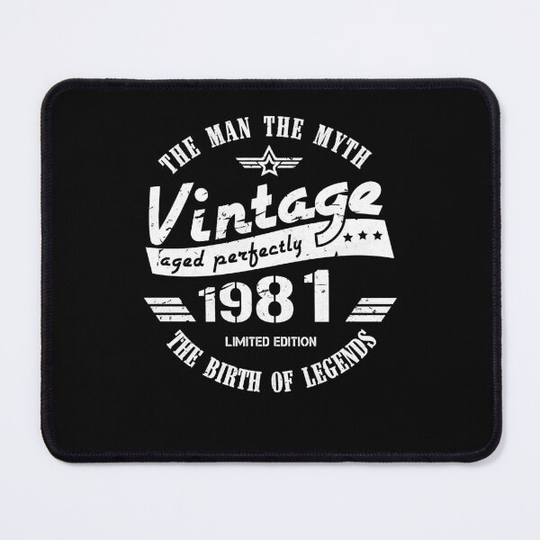 Item preview, Vintage 1981 - 40th Birthday Gift For Men Essential designed and sold by sadenjvania92.