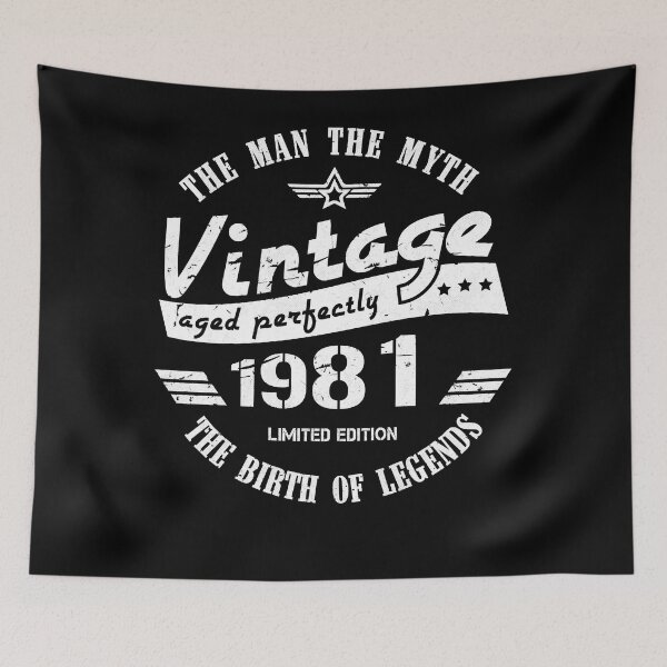 Item preview, Vintage 1981 - 40th Birthday Gift For Men Essential designed and sold by sadenjvania92.