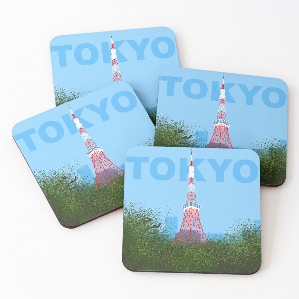Item preview, Tokyo Tower (Day, TOKYO) designed and sold by MrKShirts.