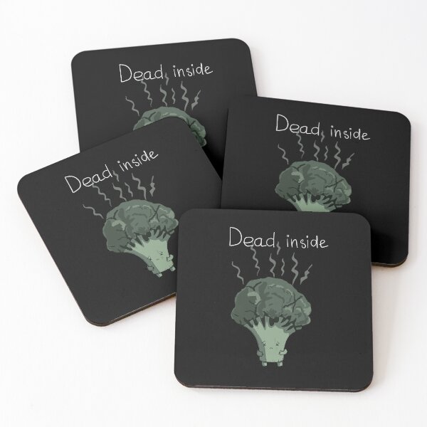 Item preview, Dead inside Broccoli Art designed and sold by BigFatMistake.