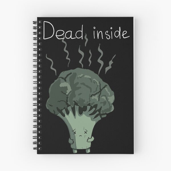 Item preview, Dead inside Broccoli Art designed and sold by BigFatMistake.
