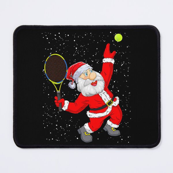 Item preview, Christmas Santa Claus Playing Tennis Funny Tennis Lover designed and sold by danieljames11.