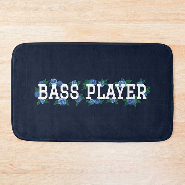 Item preview, Bass Player Blue Roses and Leaves designed and sold by nightsworthy.