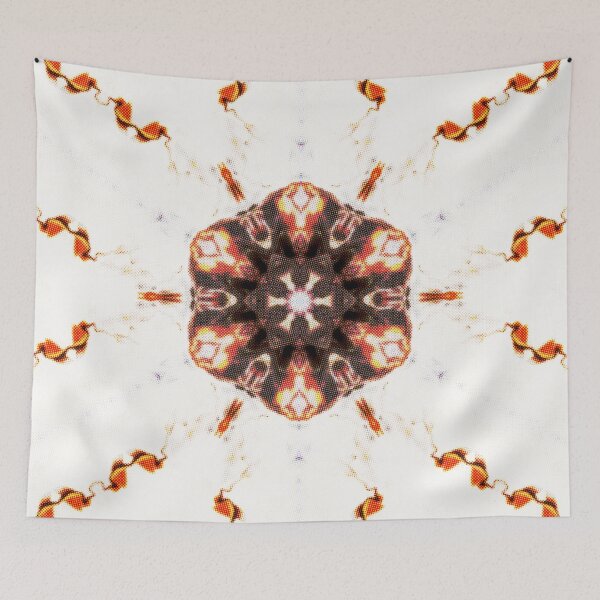 Item preview,   FUNNY RICH EARTHY  ABSTRACT SYMETRIC GEOMETRIC PATTERN  / OFF-WHITE COLOR INTIMATE COLLECTION(5).  designed and sold by Ralek.