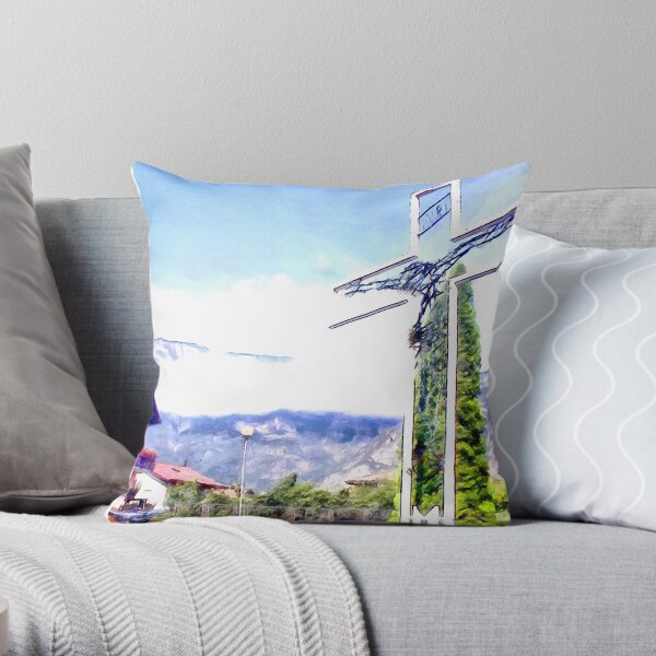crucifix Throw Pillow