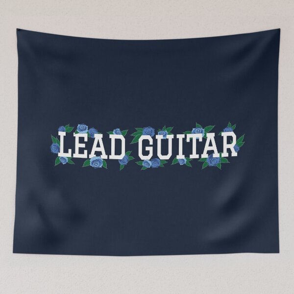 Item preview, Lead Guitar Blue Roses and Leaves designed and sold by nightsworthy.