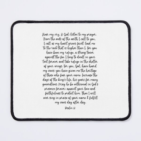 Item preview, Psalm 61 - Hear my cry, O God and listen to my prayer designed and sold by corbrand.