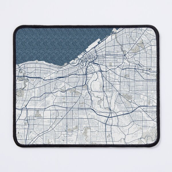 Item preview, Cleveland City Map of Ohio, USA - Coastal designed and sold by deMAP.