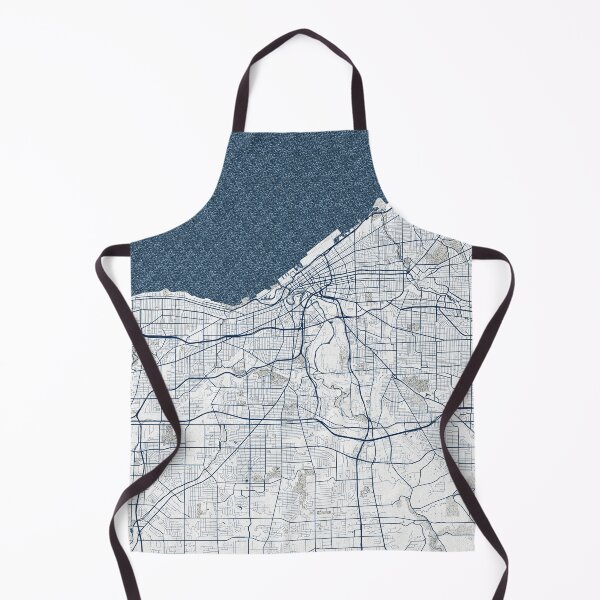 Item preview, Cleveland City Map of Ohio, USA - Coastal designed and sold by deMAP.