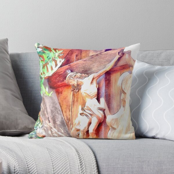 crucifix Throw Pillow