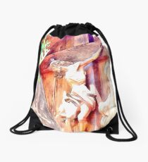 crucifix Drawstring Bag