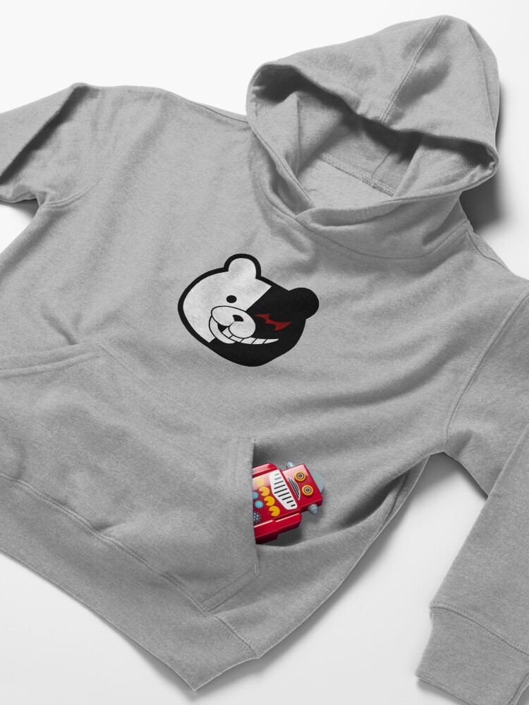 Alternate view of Monokuma!! Kids Pullover Hoodie