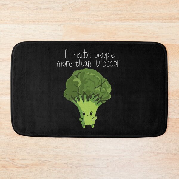 Item preview, I Hate People More Then Broccoli Funny Art designed and sold by BigFatMistake.