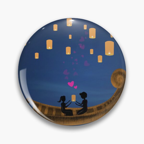 Item preview, Starry Night With Flying Lanter ns designed and sold by Bhavani-Artwork.