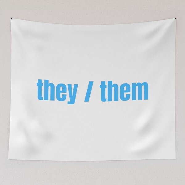 Item preview, They / Them Pronouns designed and sold by Nathalie Aynié.