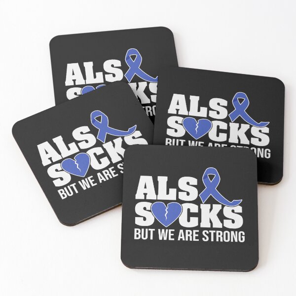 Item preview, ALS SUCKS but we are strong ALS Awareness broken heart T-Shirt designed and sold by Chambers-Avara.