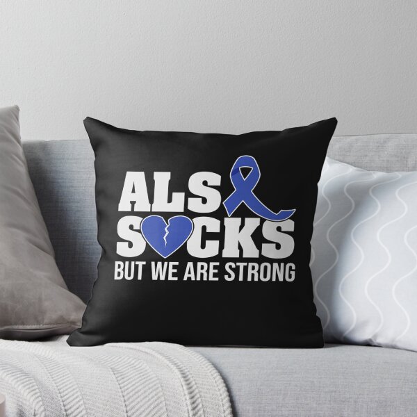 Item preview, ALS SUCKS but we are strong ALS Awareness broken heart T-Shirt designed and sold by Chambers-Avara.