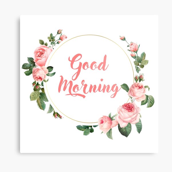 Item preview, Good morning floral roses designed and sold by angelisart.