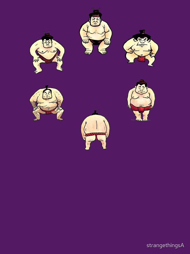 Thumbnail 7 of 7, Classic T-Shirt, Sumo Time designed and sold by strangethingsA.