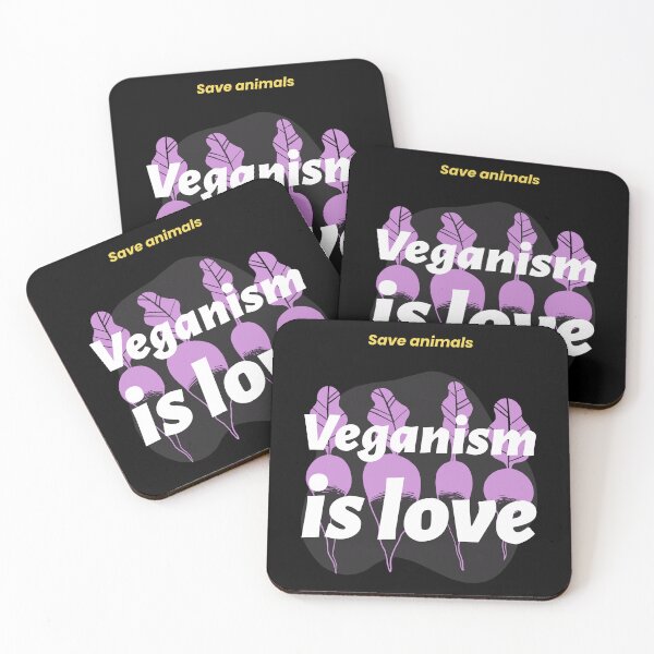 Item preview, Save Animals Veganism is Love  designed and sold by thejunkjack.