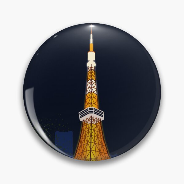 Item preview, Tokyo Tower (Night) designed and sold by MrKShirts.