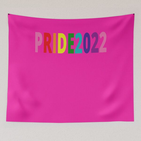 Item preview, Colorful LGBT Rainbow Flag Colors Typography Pride 2022 designed and sold by URSparklingShop.