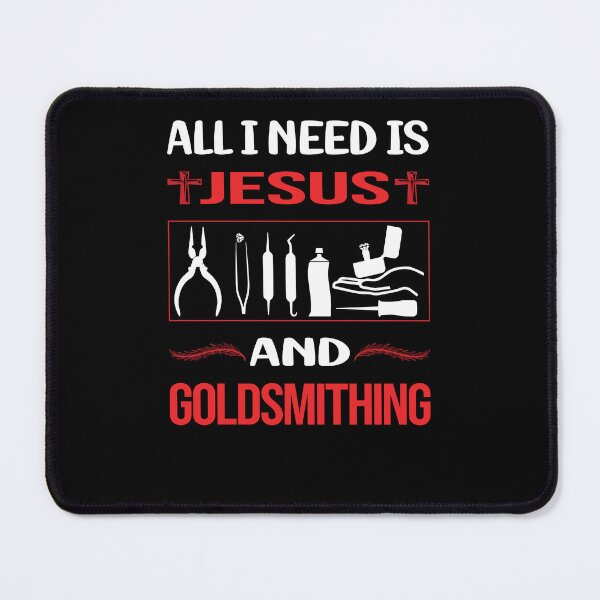 Item preview, Funny Jesus Goldsmithing Goldsmith designed and sold by DougPoulos.