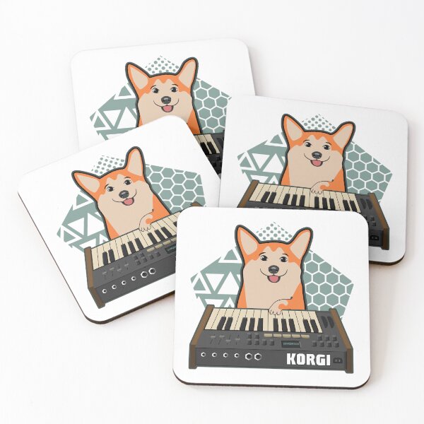 Item preview, Funny Synthesizer fan KORGI Corgi Dog Lover designed and sold by BarbaraRood.