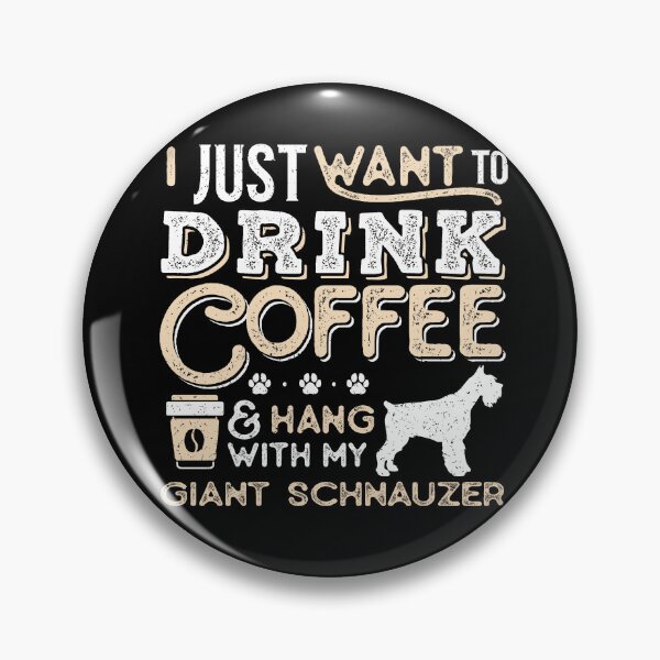 Item preview, Giant Schnauzer Dog Dad Mom And Drink Coffee designed and sold by rafaeltto.