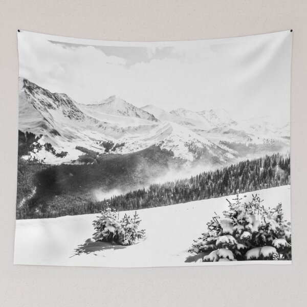 Item preview, Fresh Snow Dust  Black and White  designed and sold by BabyBookDragon.