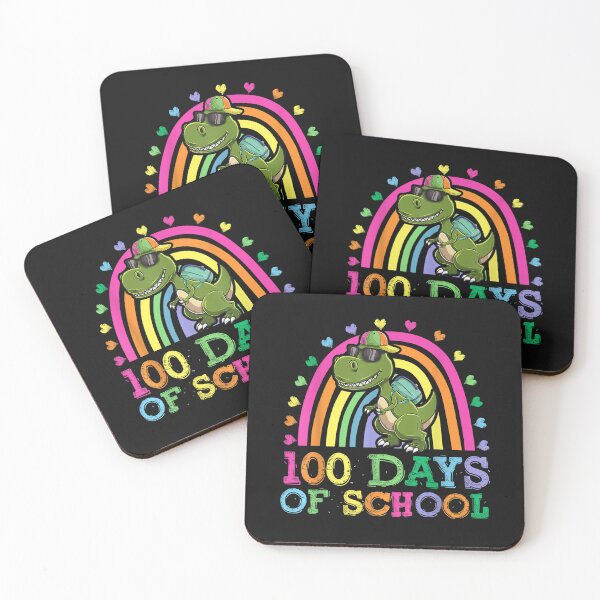 Item preview, 100 Days Of School Rainbow T Rex Dinosaur Shirt, Kids Boys T-Shirt designed and sold by Chambers-Avara.