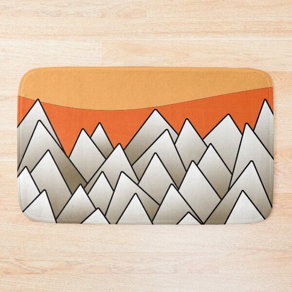 Item preview, Abstract geometric - snow mountains. designed and sold by K.S ART.