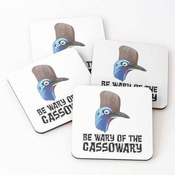 Item preview, Be Wary of the Cassowary Australian Birdwatching designed and sold by The Junto Shop.