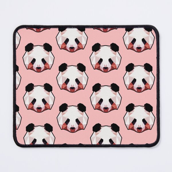 Item preview, Low poly pink painted panda designed and sold by LewisRichie.