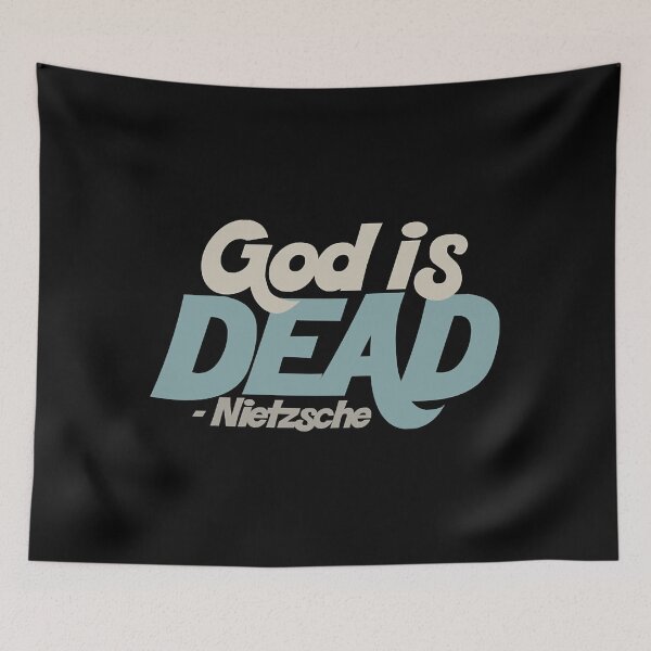 Item preview, God Is Dead - Nietzsche Quote T-Shirt designed and sold by JethrpGalvin.