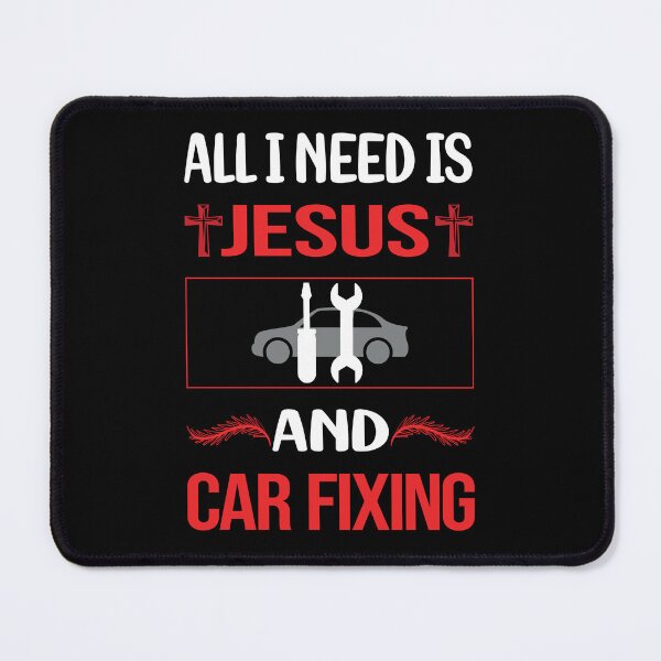 Item preview, Funny Jesus Car Fixing designed and sold by FifineCroteau.
