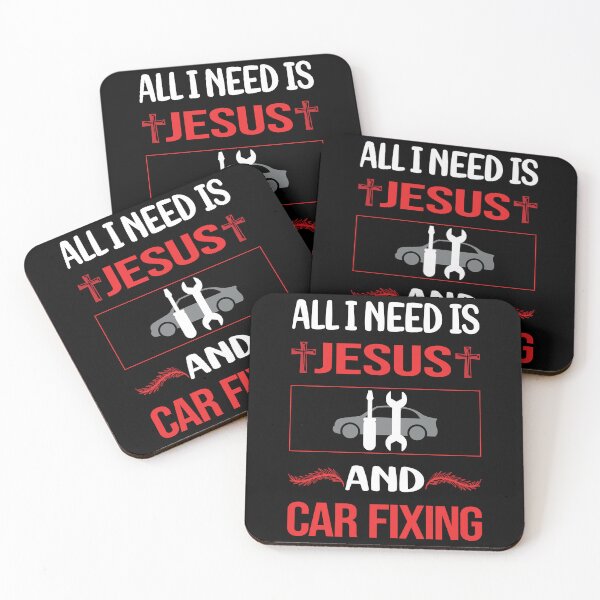 Item preview, Funny Jesus Car Fixing designed and sold by FifineCroteau.