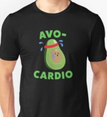 Avo-Cardio Funny Avocado Fitness Unisex T-Shirt