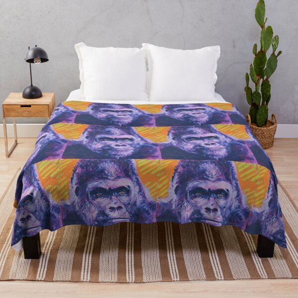 Item preview, Pop Gorilla - pop art style gorilla painting. designed and sold by Leonardo-Bogato.
