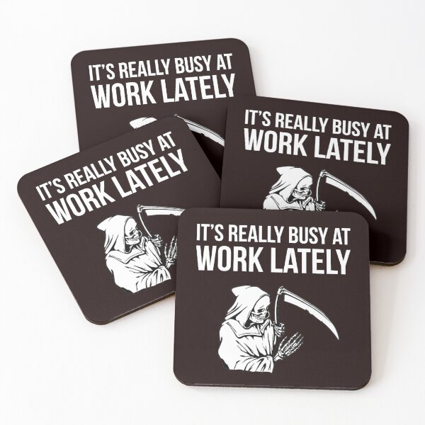 Item preview, Work is SO busy designed and sold by Slogans4u.