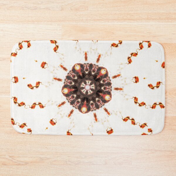 Item preview,  FUNNY RICH EARTHY  ABSTRACT SYMETRIC GEOMETRIC PATTERN  / OFF-WHITE COLOR INTIMATE COLLECTION(6).  designed and sold by Ralek.