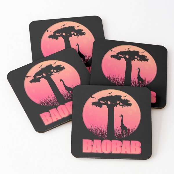 Item preview, Baobab Tree Sunset, Cool Wildlife designed and sold by SlinesStudio.