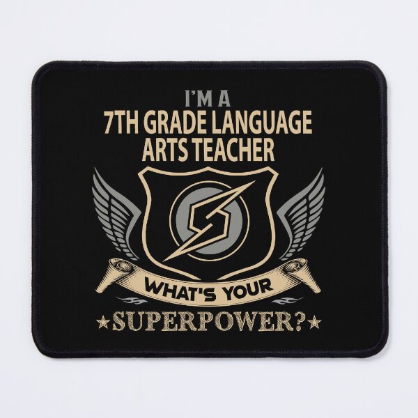 Item preview, 7Th Grade Language Arts Teacher T Shirt - What Is Your Superpower Job Gift Item Tee designed and sold by tamburroallena.